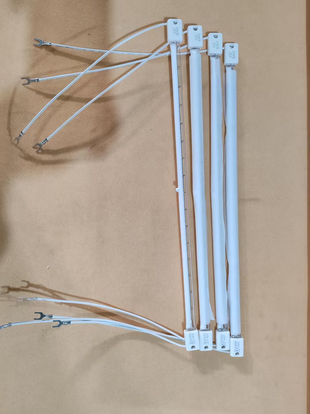 618mm 1800w quartz infrared halogen heating element
