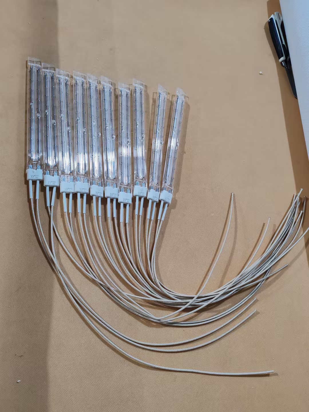 quartz halogen lamp for printer