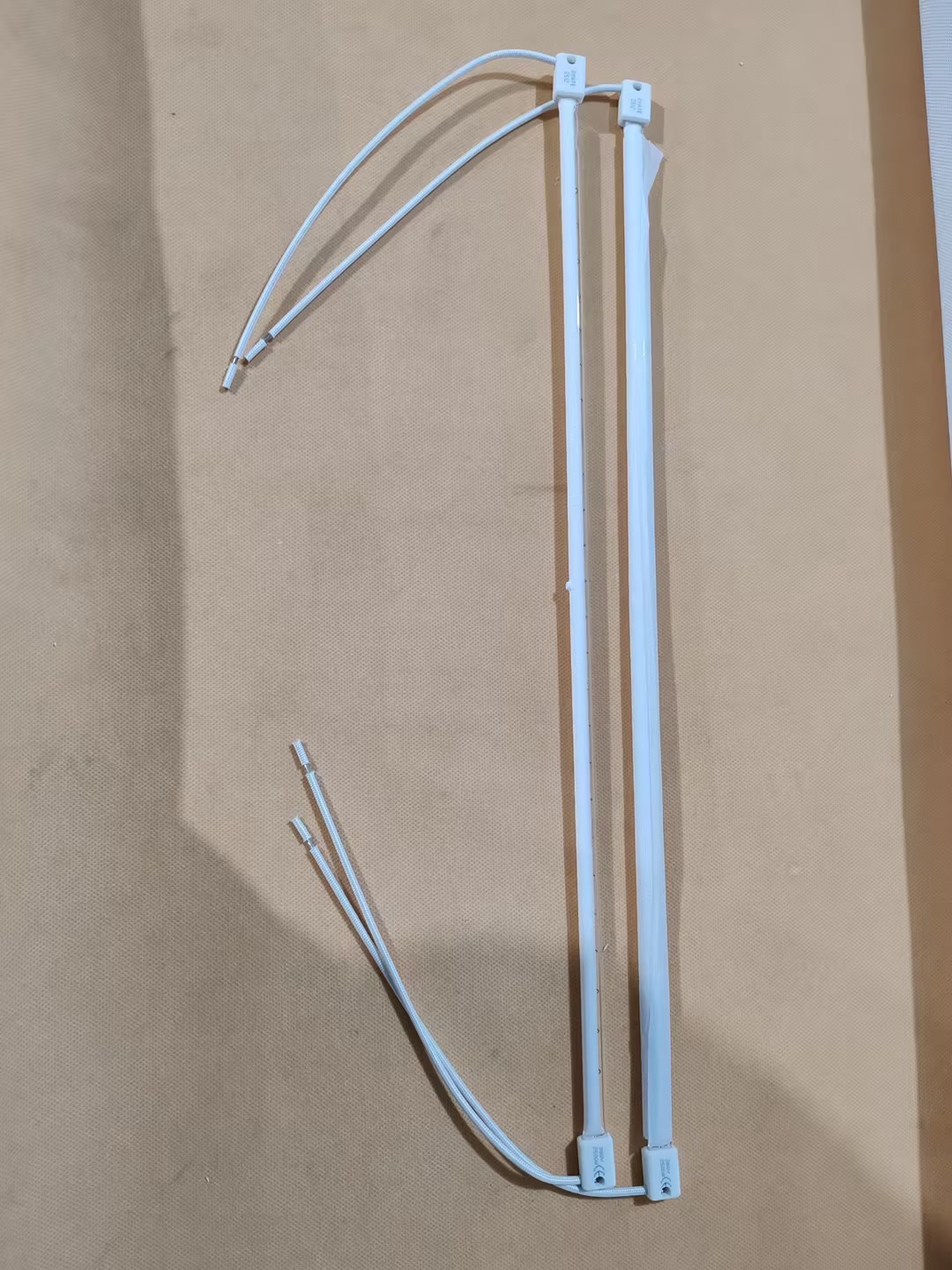 Jacketed lamps halogen infrared heating element