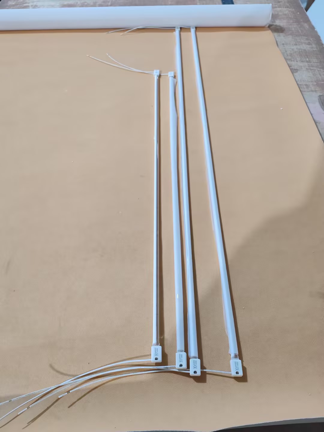 halogen IR 3kw heating quartz tube